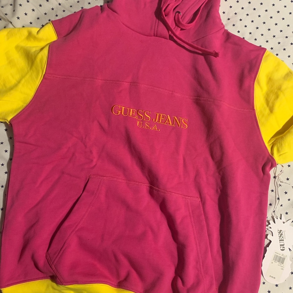Guess x Farmers Market Hoodie Pink Lemonade Colorway (RARE)